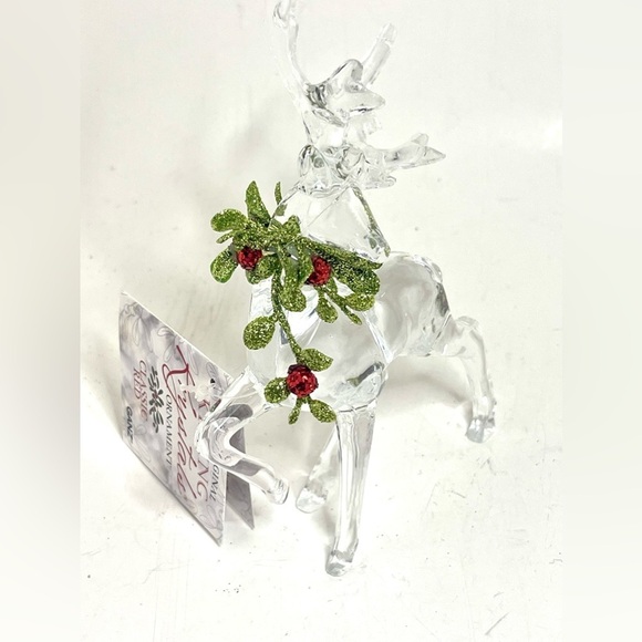 Ganz Kissing Krystals Krystal Mistletoe Reindeer - Picture 4 of 5